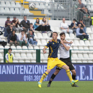 Alex Redolfi contro il Modena (Foto Ivan Benedetto)