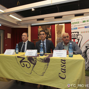 La presentazione di Longo (Foto Ivan Benedetto)