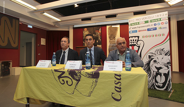 La presentazione di Longo (Foto Ivan Benedetto)