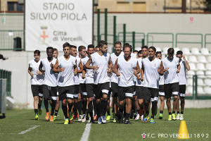 Primo allenamento al "Piola" (Foto Ivan Benedetto)