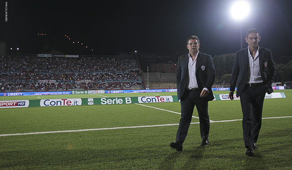 Moreno Longo e Dario Migliaccio a Trapani (Foto Ivan Benedetto)