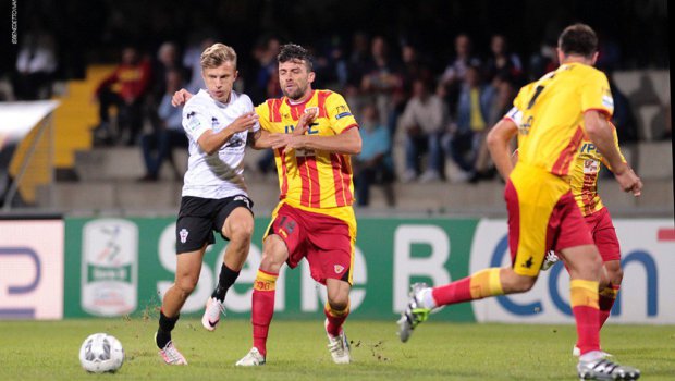 Benevento-Pro Vercelli 1-1, foto Ivan Benedetto.