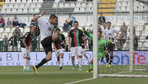 Il gol di Legati alla Ternana (Foto Ivan Benedetto)