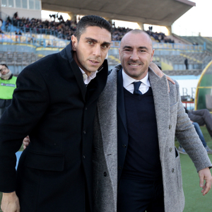 Moreno Longo e Cristian Brocchi (Foto Ivan Benedetto)