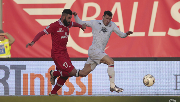 Mattia Mustacchio contro il Perugia (Foto Ivan Benedetto)