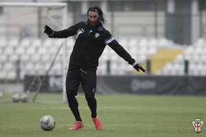 Rolando Bianchi in allenamento (Foto Ivan Benedetto)