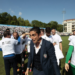 La grinta di Moreno Longo (Foto Ivan Benedetto)