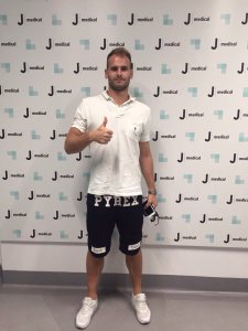 Filip Raicevic al J-Medical (Foto F.C. Pro Vercelli 1892)