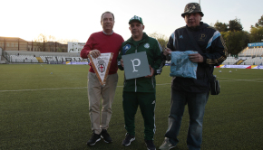 Tifosi Palmeiras al "Piola" (Foto Ivan Benedetto)