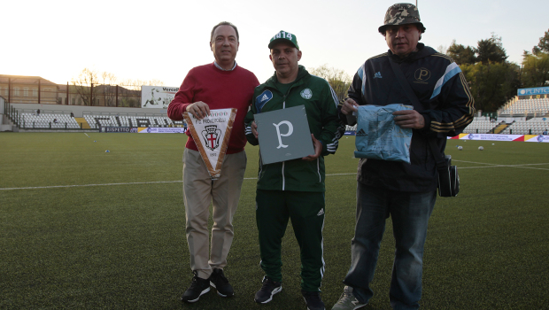 Tifosi Palmeiras al "Piola" (Foto Ivan Benedetto)