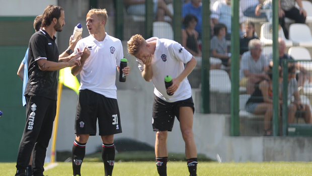 Carosso a colloquio con Gilardino (Foto Ivan Benedetto)