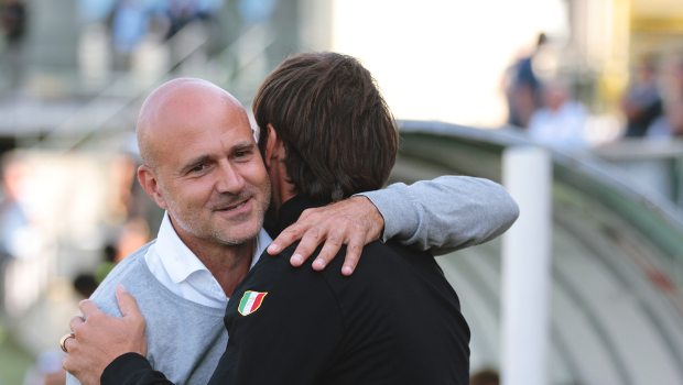 David Sassarini e Alberto Gilardino (Foto Ivan Benedetto)
