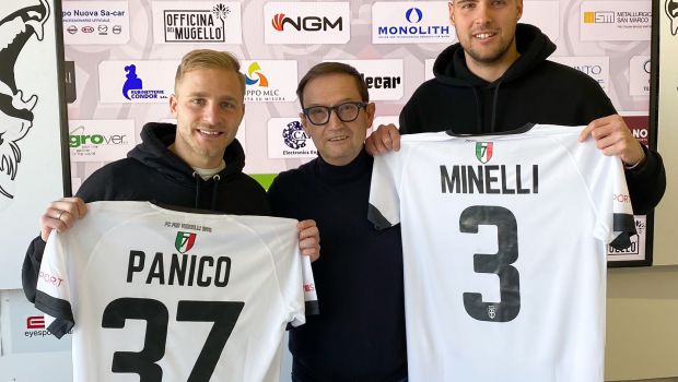 Panico, Pinciroli, Minelli (Foto F.C. Pro Vercelli 1892)