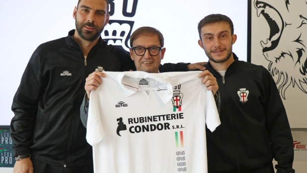 Comi, Pinciroli e Iezzi (Foto F.C. Pro Vercelli 1892)