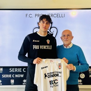 Daniel Frey e Franco Smerieri (Foto F.C. Pro Vercelli 1892)