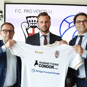 Pinciroli, Delechat, Celiento (Foto F.C. Pro Vercelli 1892)