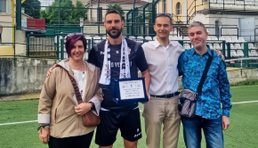 Gabriella Biasone, Gianmario Comi, Gianluca Buffa e Stefano Zanello (Foto Club Forza Pro)