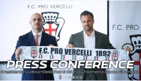 Fimmanò e Deléchat (Foto F.C. Pro Vercelli 1892)