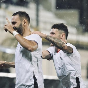 Gianmario Comi e Leonardo Piran (Foto F.C. Pro Vercelli 1892)