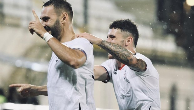 Gianmario Comi e Leonardo Piran (Foto F.C. Pro Vercelli 1892)