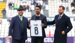 Fimmanò, Espinal e Deléchat (Foto F.C. Pro Vercelli 1892)