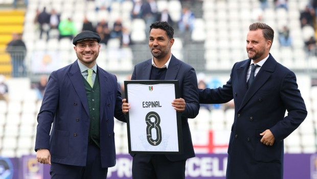 Fimmanò, Espinal e Deléchat (Foto F.C. Pro Vercelli 1892)