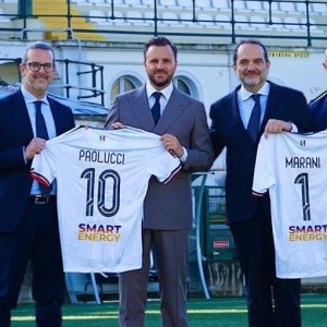 Paolucci, Deléchat, Marani, Fimmanò (Foto F.C. Pro Vercelli 1892)