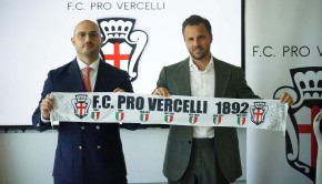 Fimmanò e Deléchat (Foto F.C. Pro Vercelli 1892)