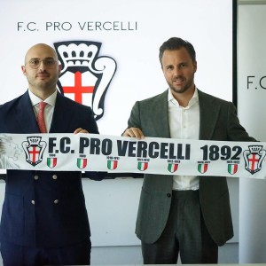 Fimmanò e Deléchat (Foto F.C. Pro Vercelli 1892)