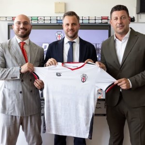 Fimmanò, Deléchat e Bonera (Foto F.C. Pro Vercelli 1892)